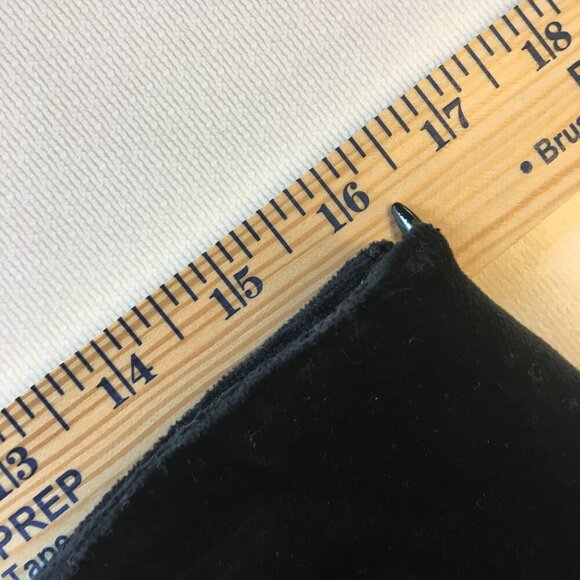 Relativity Skirt Size 14 Black Velour Midi Length Career Classic Holiday - Picture 7 of 12